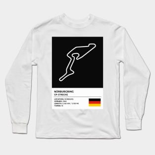 Nürburgring - Modern [info] Long Sleeve T-Shirt